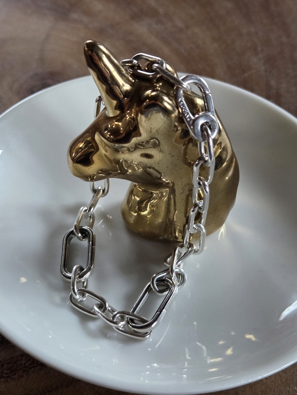 Pandora Sterling Silver ME Small Link Chain Bracelet Size 7.5in.